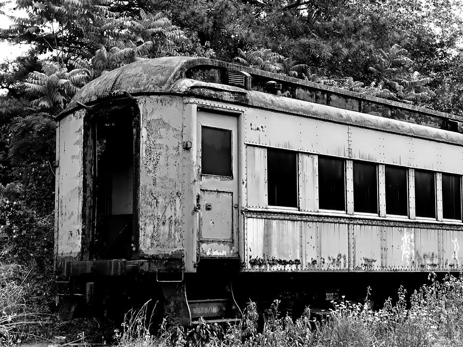 Abandoned Passenger Car Photograph by Dark Whimsy