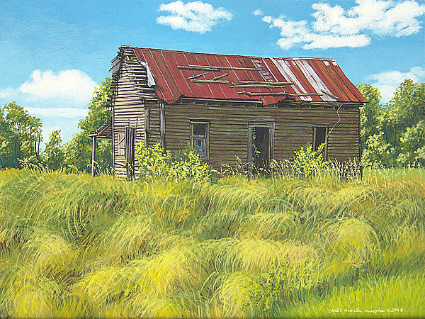 Nature Painting - Abandoned by Peter Muzyka