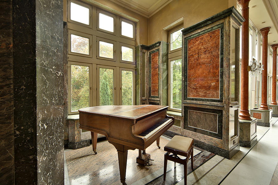 Abandoned Piano - Urban Exploration Photograph by Dirk Ercken