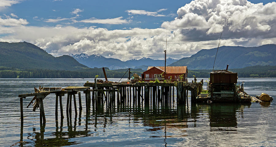 Abandoned Pier Photograph by Inge Riis McDonald