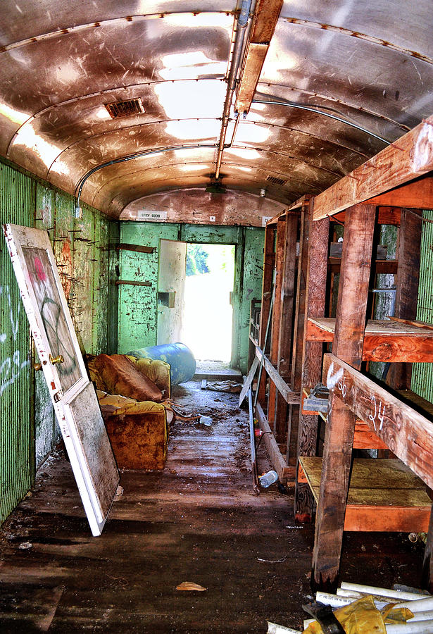 Abandoned Rail Car 003 Photograph by George Bostian