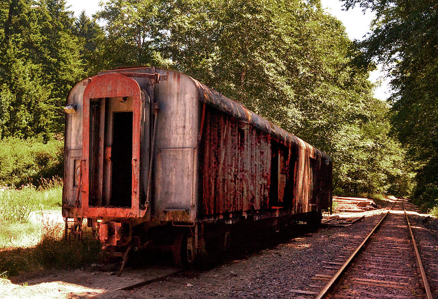 Abandoned Rail Car 006 Photograph by George Bostian
