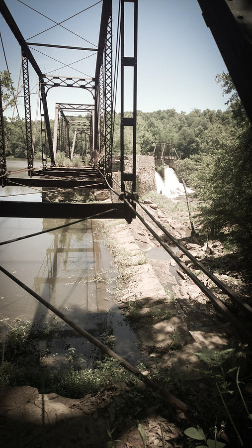Abandoned Railroad Trestle Bridge Study in Perspective II Photograph by Kelly Hazel