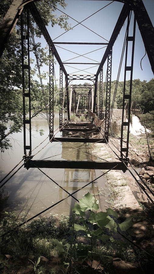 Abandoned Railroad Trestle Bridge Study in Perspective Photograph by Kelly Hazel