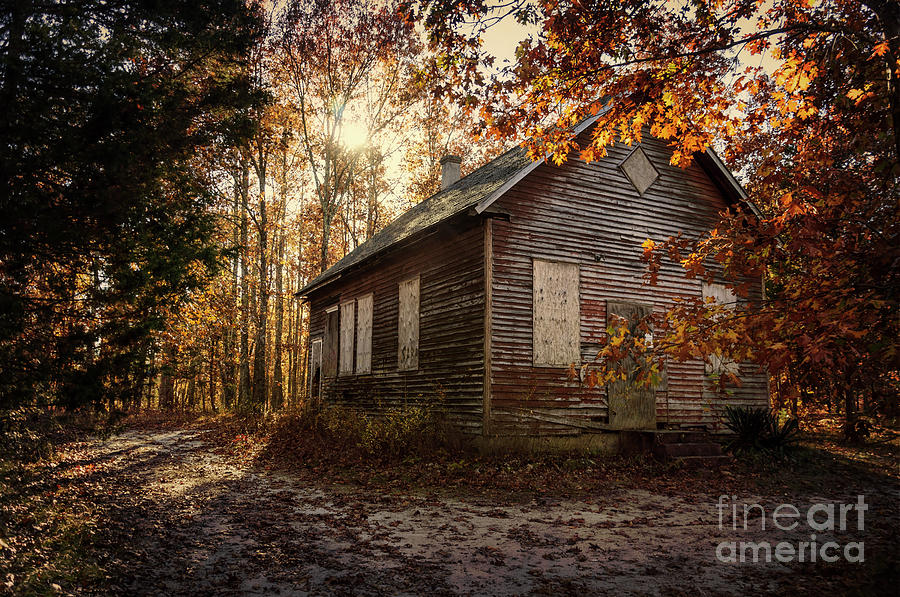 Abandoned Schoolhouse Photograph by Debra Fedchin