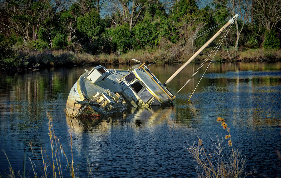 Abandoned Ship Photograph by Donald Brown
