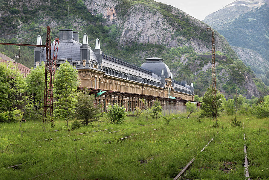 Abandoned side of the Canfranc international railway station Photograph by RicardMN Photography
