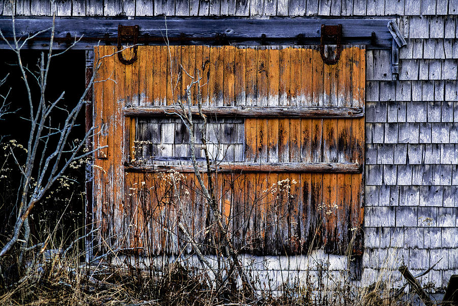 Abandoned Smokehouse Door Photograph by Marty Saccone