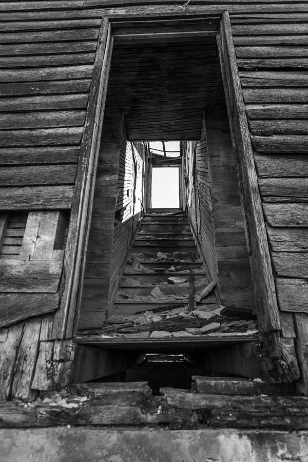 Abandoned Staircase Photograph by Amber Kresge