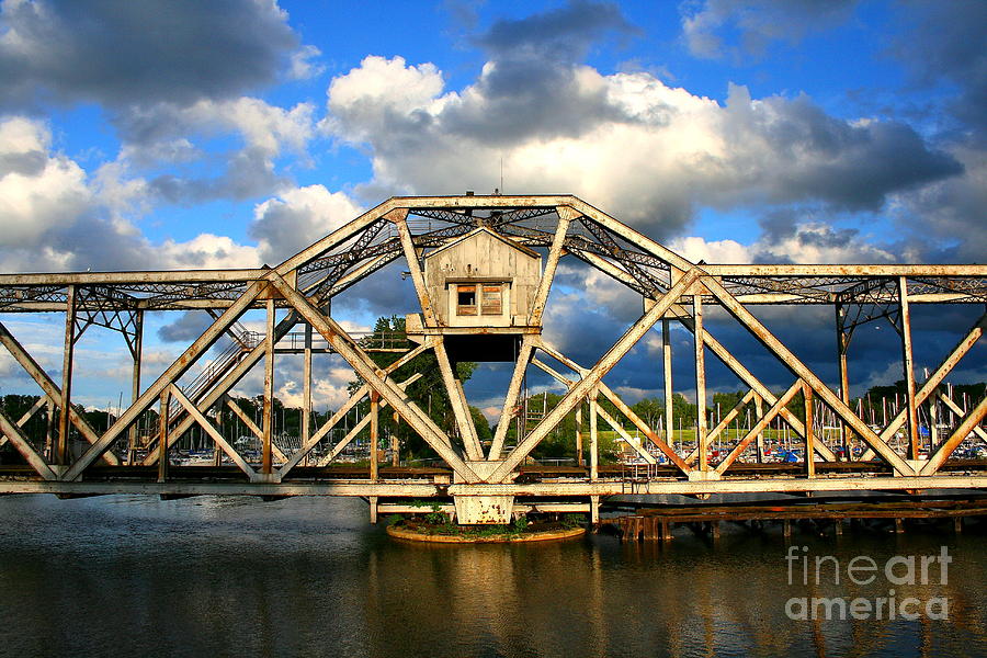 Bridge Photograph - Abandoned Swingbridge by Ken Marsh