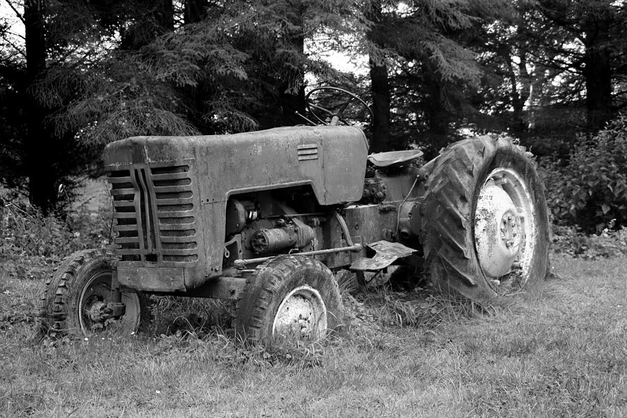 Abandoned tractor Photograph by Lukasz Ryszka