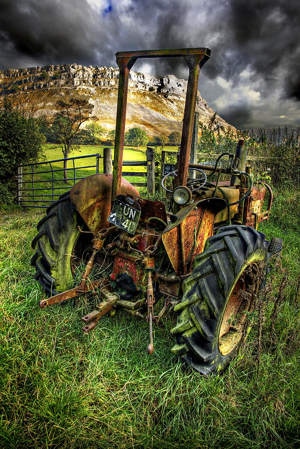Abandoned Tractor Photograph by Meirion Matthias