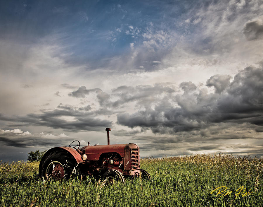 Abandoned Tractor Photograph by Rikk Flohr