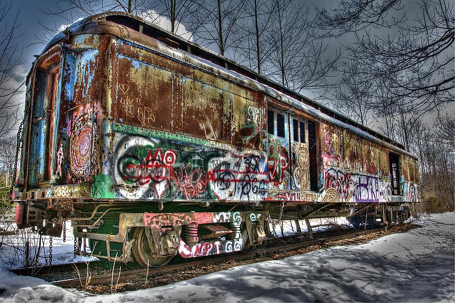 Abandoned Train Photograph by Lucia Vicari
