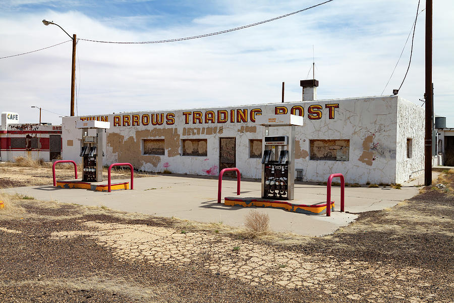 Abandoned Twin Arrows Trading Post on Route 66 Photograph by Rick Pisio