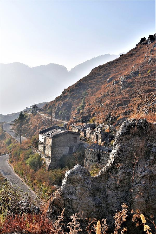 Abandoned Village - Road to Mussorie Photograph by Kim Bemis