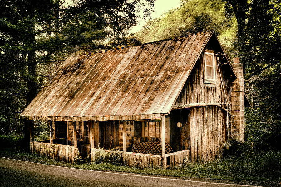 Abandoned Vintage House in the Woods Photograph by Dan Carmichael