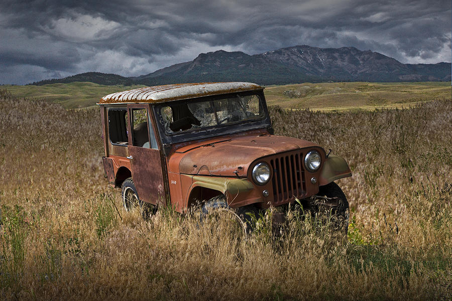 Abandoned Vintage Willy Jeep Photograph by Randall Nyhof
