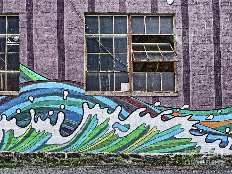 Abandoned Warehouse Wall Mural Photograph by Richard Patrick