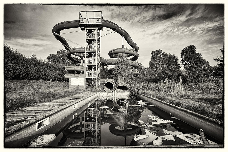 Lets have a splash - abandoned water park Photograph by Dirk Ercken