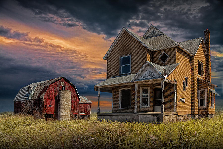 Nature Photograph - Abandoned West Michigan Farm by Randall Nyhof