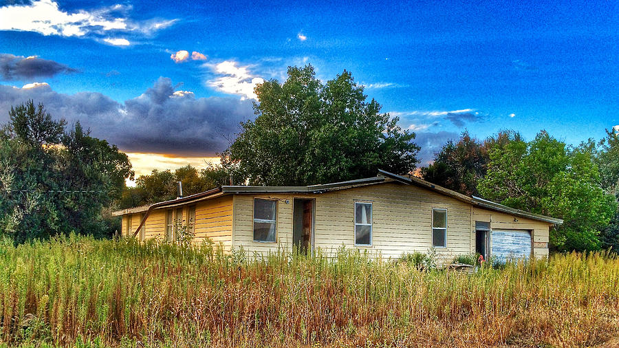 Abandoned Yellow House Photograph by Dan Miller