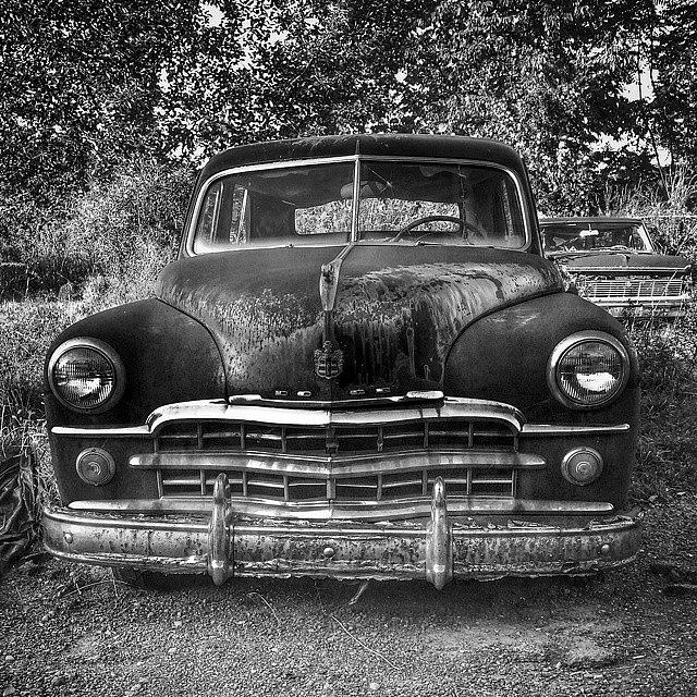 Car Photograph - #abandoned#oldcar#newyork
#coolfind by Visions Photography by LisaMarie