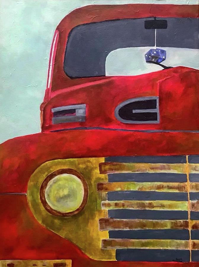 Truck Painting - Abandonen Memories by Isaac Alcantar