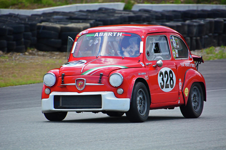 1965 Fiat 1000TC Abarth  Photograph by Mike Martin