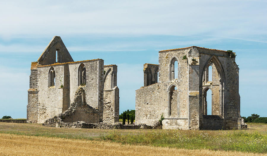 Abbey Notre-Dame de Re, Re island, Charente-Maritime, France Photograph by Jebulon