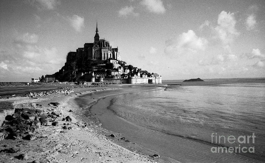 Abbey Saint Michel -France. Pyrography by Cyril Jayant