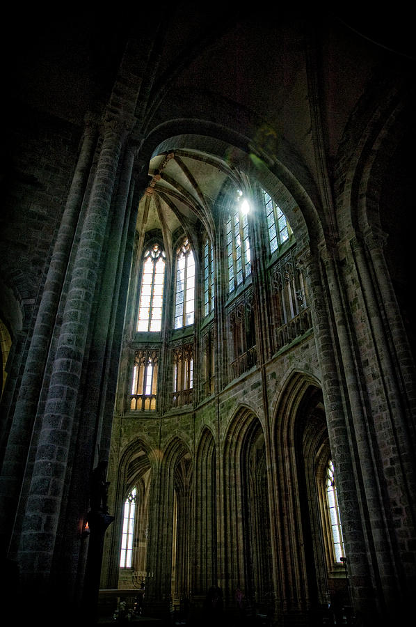 Abbey with Heavenly light Photograph by Linda Olsen
