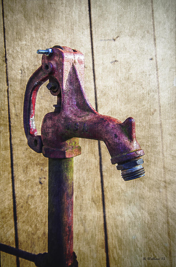 Abbotts Mill Water Spigot Photograph by Brian Wallace