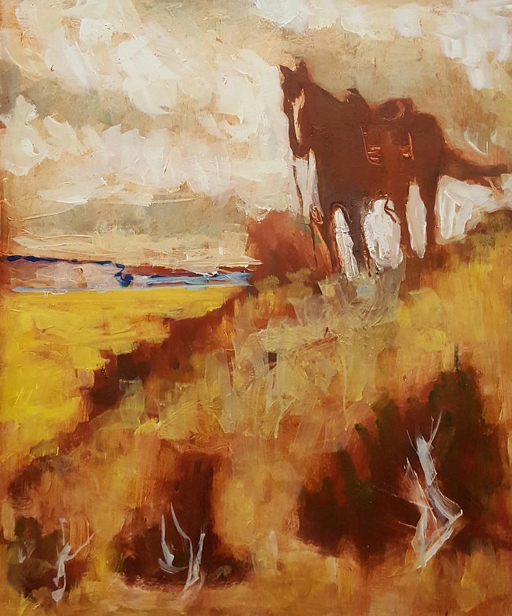Horse Painting - Abby by Kurt Hausmann