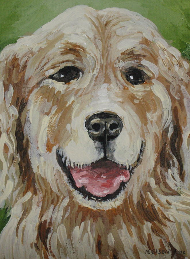 Abby Painting by Outre Art Natalie Eisen