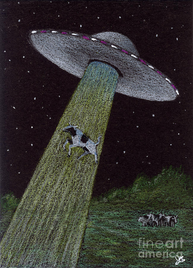 Abduction Drawing by Jackie Irwin