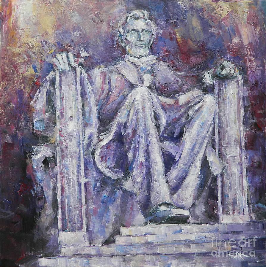 Abe Painting by Dan Campbell