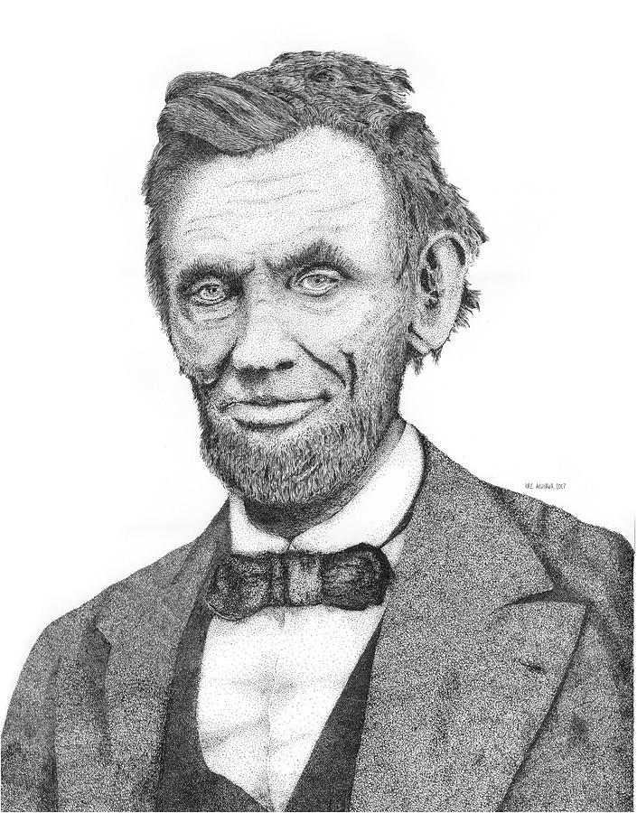 Abe Lincoln Drawing by Kaz Ayukawa Fine Art America