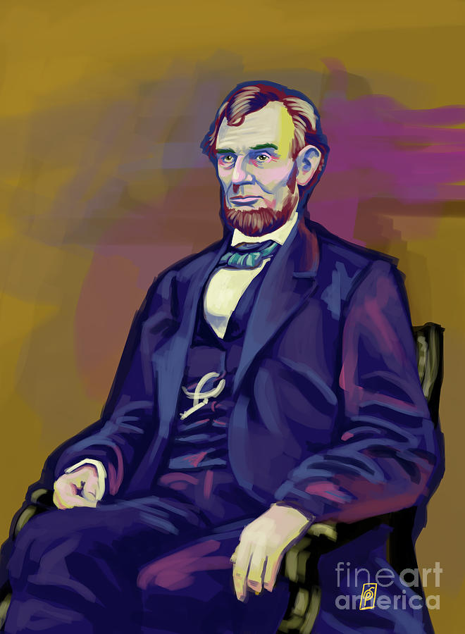 Abraham Lincoln Digital Art - Abe by Rob Snow