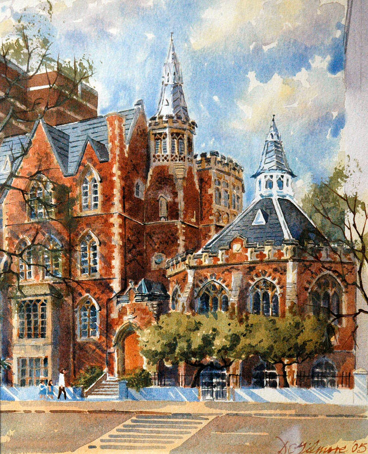 Abercorn-The Old Grammar School Painting by David Gilmore