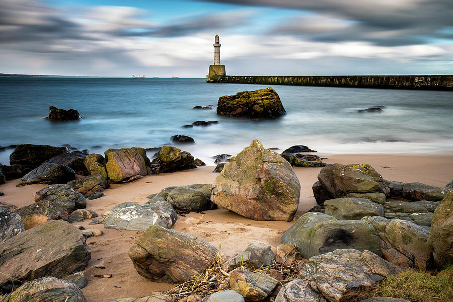 Aberdeen Breakwater Photograph by Willie Coutts - Fine Art America