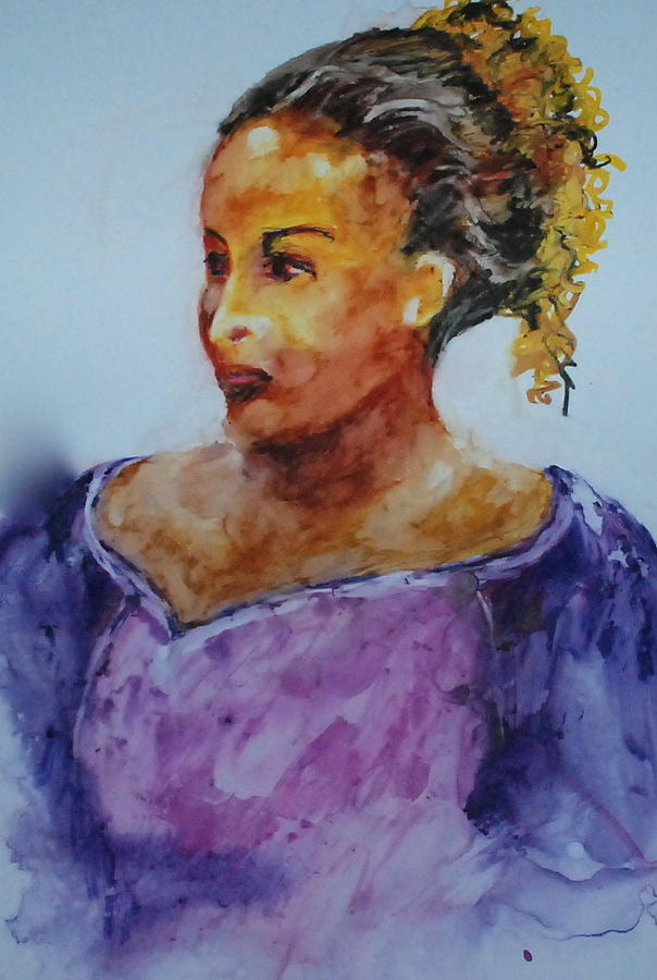 Portrait Painting - Abigail by Donna Pierce-Clark