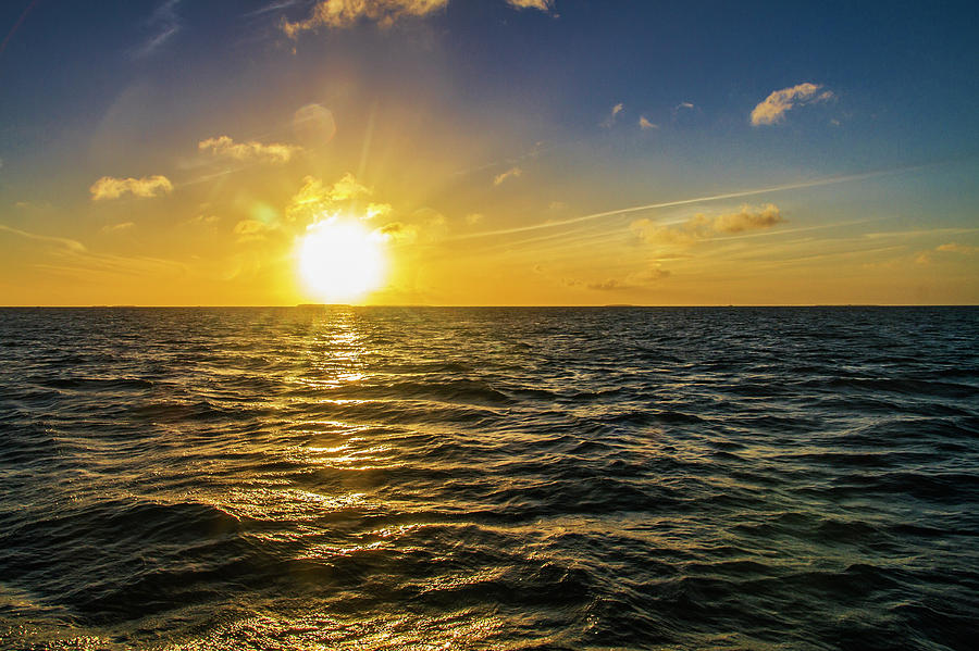 Aboard a Danger Charter Sunset Cruise in Key West Photograph by Bob Slitzan