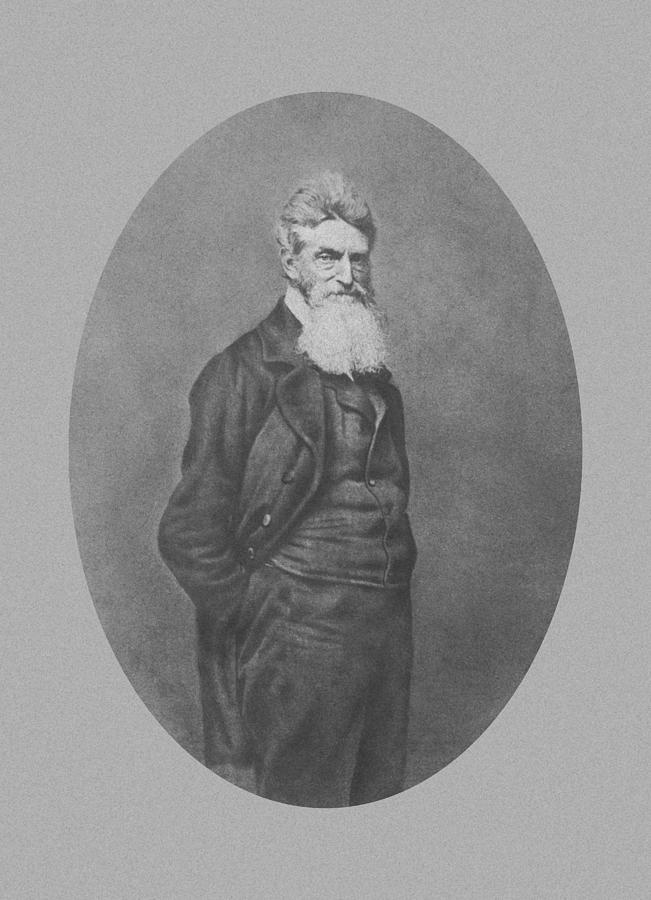 John Brown Photograph - Abolitionist John Brown by War Is Hell Store