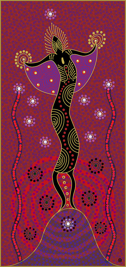 Aboriginal Queen Digital Art by Gary Grayson