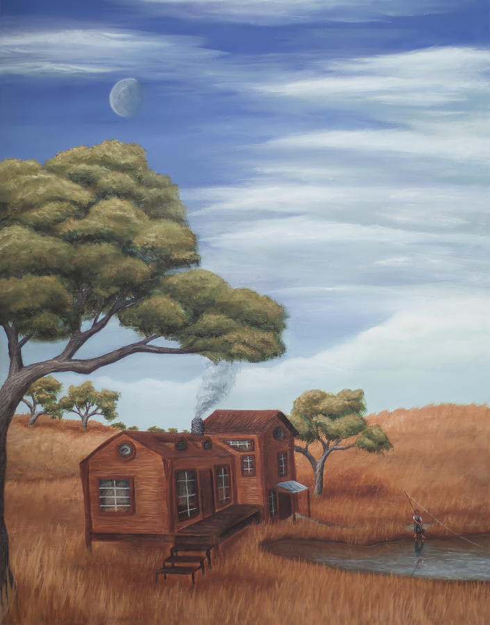 Childhood Painting - About A Boy by Brian Nunes Childhood Painting - About A Boy by Brian Nunes
