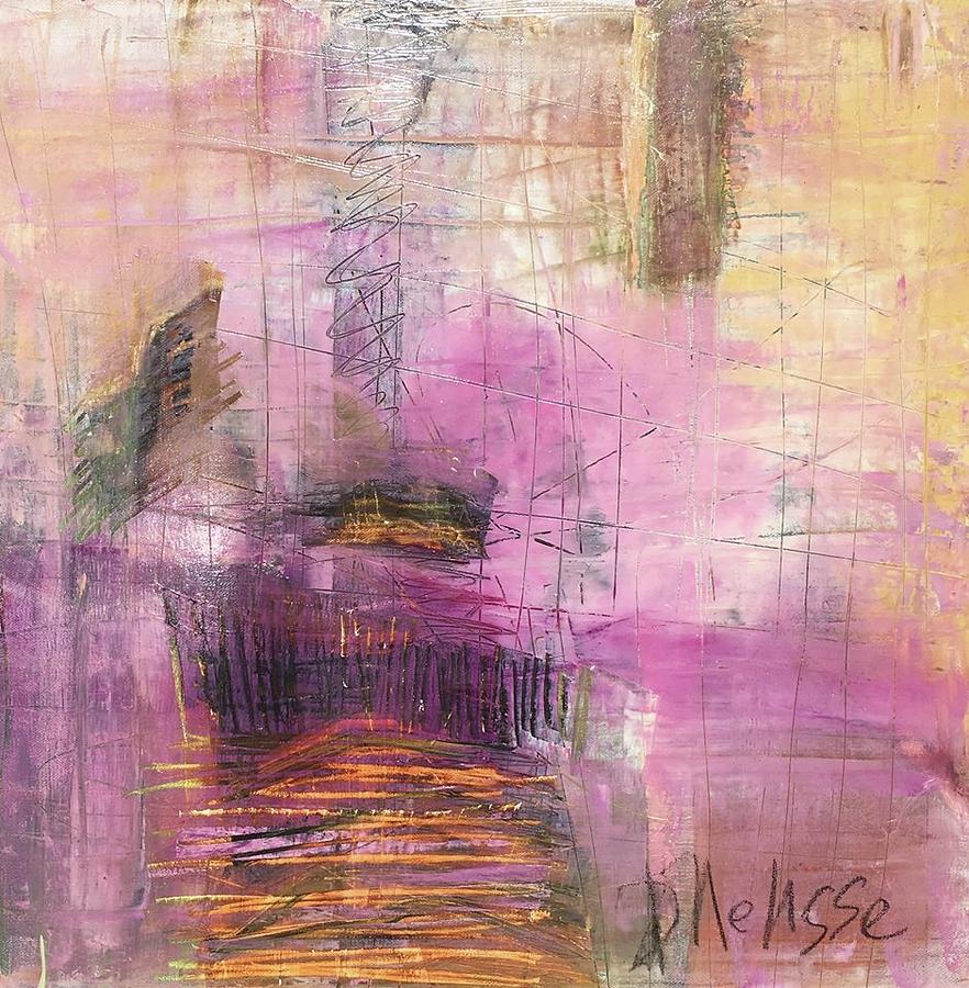 Abstract Painting - About Time by Danielle Nelisse