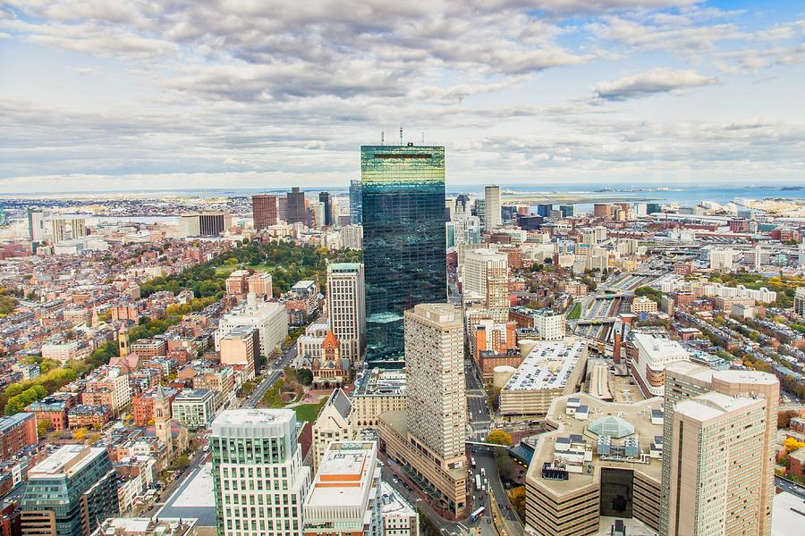 Above Boston Photograph by Lisa Lemmons-Powers