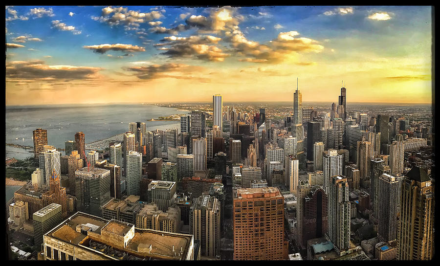 Above Chicago Photograph by Jason Wolters