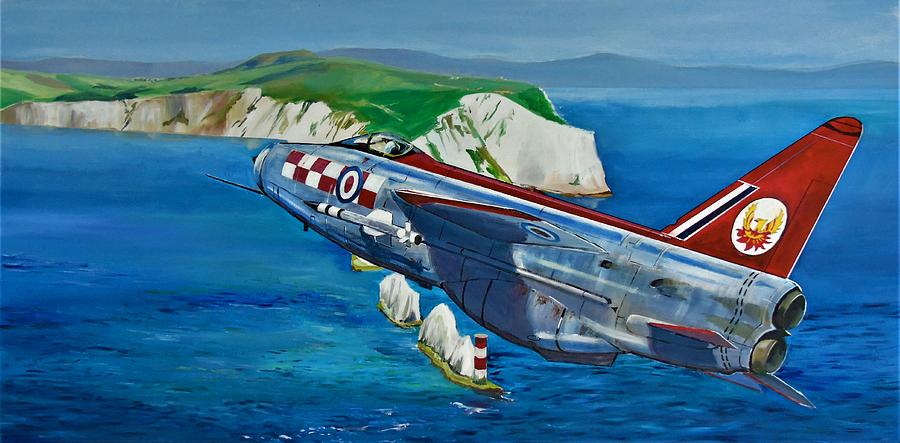 Above The Needles Painting by Terence R Rogers